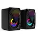 thumbnail image 2 of 2X Altavoces para Computadora X2 con Subwoofer para PC Computadora de Escritorio Computadora Portátil Iluminación LED de Cine en Casa Caja de Sonido con Cable USB, 2 of 5