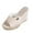 Beige, variant on TAGOLD Women's Wedges Shoes,Women's /Summer Fashionable Casual Versatile Solid Colo Wedge Heels Shoes