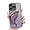 Purple, variant on Chrome Case for Women/Girls, Gradient Glitter Butterfly Quicksand Plating Clear Phone Cases for iPhone Compatible with iPhone 12, Silver