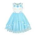 thumbnail image 1 of Robe Fille Unicorn Concours Fête Tutu Bleu Princesse 8 Ans, 1 of 6