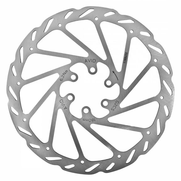 Avid G2 CleanSweep Disc Brake Rotor - 180mm, 6-Bolt, Silver