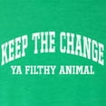 thumbnail image 6 of Wild Bobby Vintage Movie Quote Keep The Change Filthy Animal Men Premium Tri Blend T-Shirt, Envy, Small, 6 of 6