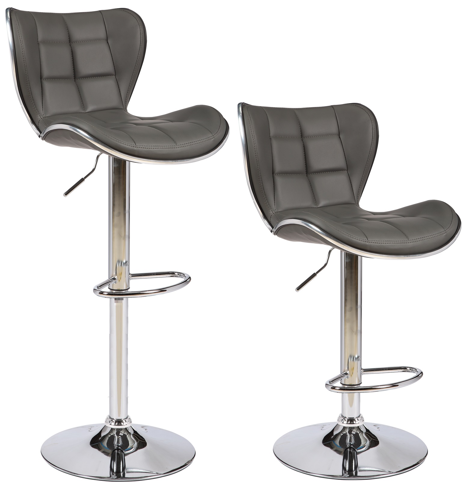 ViscoLogic Duke HighBack Height Adjustable PU Leather Swivel Counter