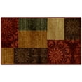 thumbnail image 2 of (2 pack) Mainstays Transitional Medallion Block Indoor Entryway Accent Rug, Red Spice, 1'8" x 2'10", 2 of 8