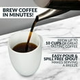 thumbnail image 2 of HomeCraft 10-Cup Stainless Steel Electric Percolator Coffee Pot with Stay Warm Function, 2 of 8