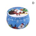 thumbnail image 5 of 1 Pcs Mini Christmas Tinplate  Candy Tin Can Scented Tin Jars Candle Container, 5 of 5