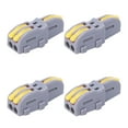 thumbnail image 3 of Wchiuoe 20Pcs Quick Terminal Block 1 In 2 Out Wire Connector T‑Shape Push‑Type Wiring Splitter SPL‑F12A,Quick Wire Connector, 3 of 8
