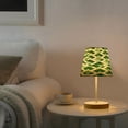 thumbnail image 5 of Ryvnso LED Bedside Table Lamp St Patrick Checkered Grid Bedroom Desk Lamps Nightstand Lampshade M, 5 of 7