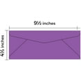 thumbnail image 5 of #10 Violet Color Envelopes | Colored Standard Business Size Mailers | Value Pack of 500 Per Pack | 4 1/8 x 9 1/2, 5 of 5