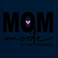 thumbnail image 5 of Wild Bobby, Mom Mode All Day Everyday Mother's Day Women’s Standard V-Neck Tee, Navy, Large, 5 of 6