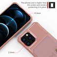 thumbnail image 5 of Mantto Back Folio Cover for iPhone 14 Pro Wallet Case, PU Leather Kickstand Credit Card Holder Slots Case, Magnetic Absorption Durable Shockproof Cover For Apple iPhone 14 Pro 6.1", Rosegold, 5 of 7