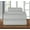 Silver, variant on Mocassi 4-Piece Deep Pocket Bed Sheet Set, Three-Line Design 1500 Thread Count Microfiber, Wrinkle and Fade Resistant, Queen, Silver
