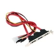 thumbnail image 2 of PC DIY SATA to ESATA and 4Pin IDE Molex Power PCI Bracket Slot Cable Full-Height Profile for External Hard Drive, 2 of 6