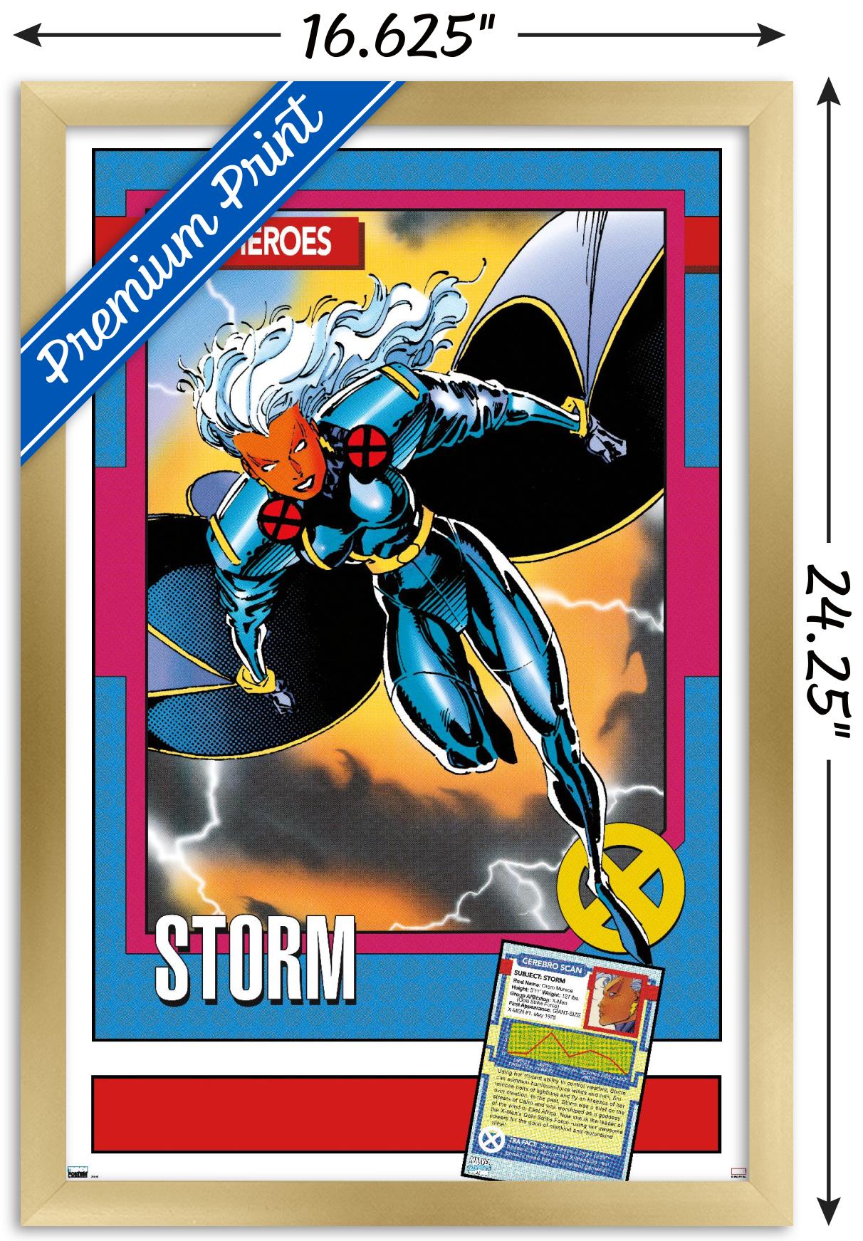Marvel Trading Cards - Storm Wall Poster, 14.725" x 22.375" Framed