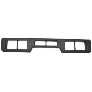 Front Bumper Trim Compatible with FORD F-SERIES 1992-1996 Center Black with Air Holes (1997 F-250HD/F-350)