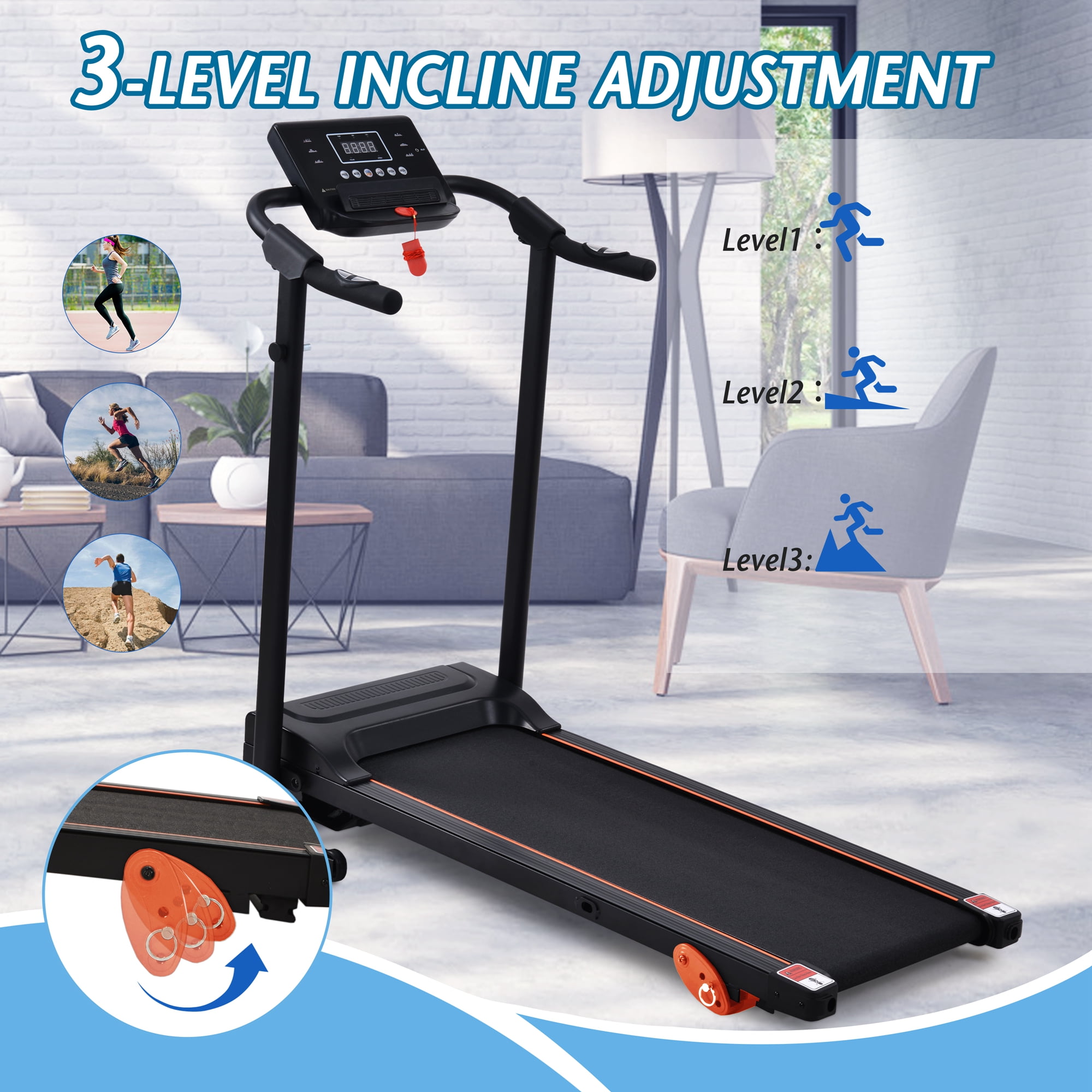 Fortis 360mm belt adjustable incline electric treadmill review new arrivals