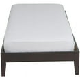 thumbnail image 3 of Modus Nevis Lit de Plate-Forme en Bois Massif Contemporain Grand dans Espresso, 3 of 6