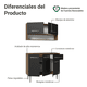 thumbnail image 4 of Cocina Integral Modular Madesa Emilly 105cm, 4 of 9