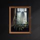 thumbnail image 1 of Póster de Ghost In Wildflowers, póster Vintage gótico de Dark Academia, pintura en lienzo, imágenes artísticas de pared, decoración de la habitación del hogar de Halloween, 1 of 4