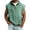Green, variant on Quarter Zip True Classic Tees Men Western Style Crew Neck Sleeveless Gray Blouses & Tops Modern Solid Retro Vintage Tops Gray,S