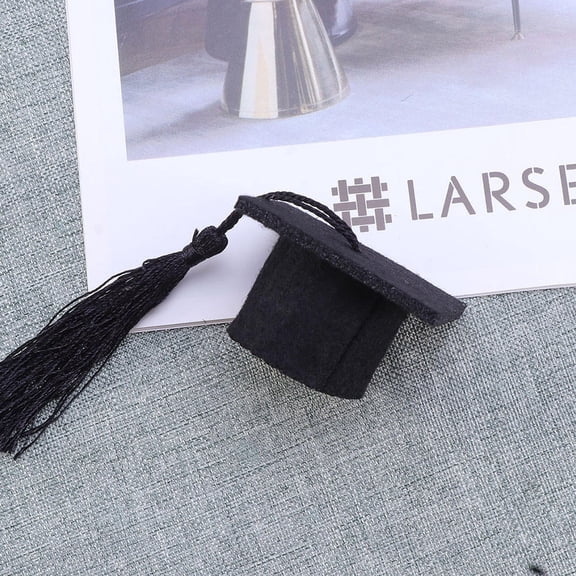 HOMEMAXS 10pcs Mini Graduation Hat Bottle Caps Graduation Hat Bottle Topper Hat Bottle Caps