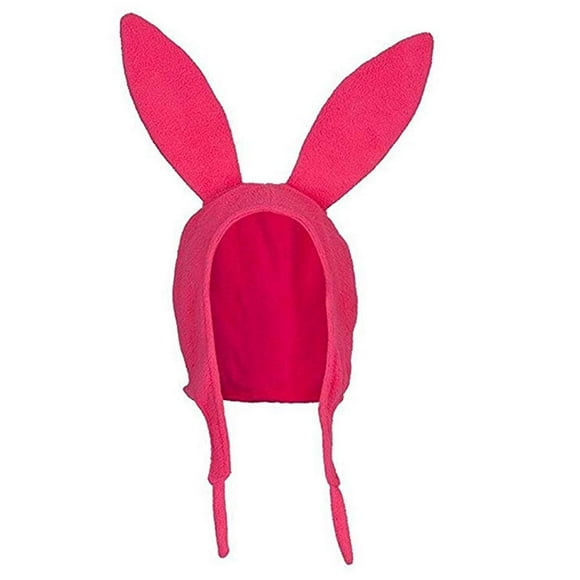Gupgi Louise Pink Bunny Ears Hat Bob's Burgers Cosplay Halloween Hat