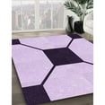 thumbnail image 3 of Ahgly Company Machine Washable Indoor Rectangle Transitional Orchid Purple Area Rugs, 8' x 12', 3 of 7