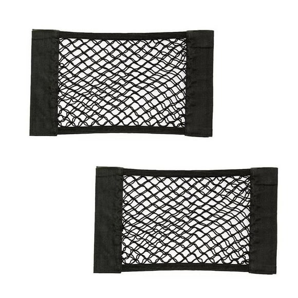 BUYISI Organisateur de Rangement pour Coffre de Voiture Sac en Filet Nylon 25*60