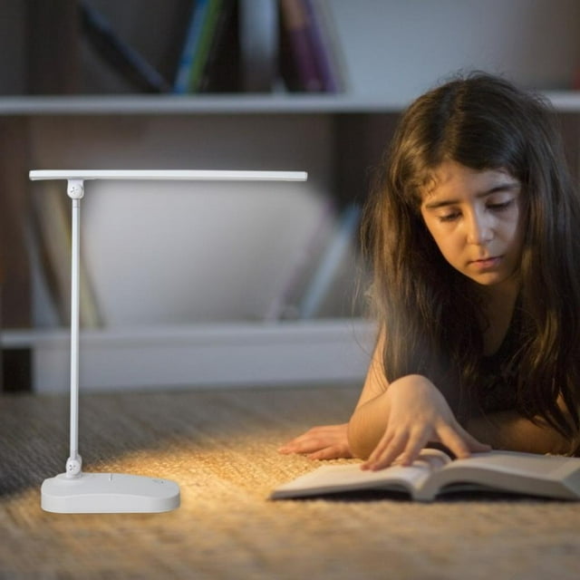 Feltree LED Folding Desk Lamp with Touch Dimming USB Charging Eye-Friendly for Study Reading Bedroom