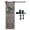 5.5 Feet, variant on 6.8 Feet Barn Door Hardware Kit for 40" Wide Panel