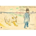 thumbnail image 2 of Toulouse-Lautrec, Henri de 24x17 Black Ornate Wood Framed with Double Matting Museum Art Print Titled - Les Vielles Histoires, 2 of 4