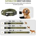 thumbnail image 4 of WAAYEE Tactical AirTag Dog Collar - Heavy Duty, Adjustable Collar Compatible with AirTag, with Control Handle for Medium/Large Dogs(Airtag Not Included), 4 of 6
