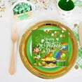 thumbnail image 5 of Linnome Irish St Patrick's Day Themed Disposable Party Tableware Clovers Print Plates Napkins And Cups, 5 of 6