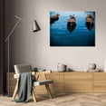 thumbnail image 3 of Bob Stefko 18x13 Gallery Wrapped Canvas Wall Art Titled - Fishing Boats II, 3 of 4