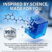 2 Pack Methylene Blue Gummies, USP Grade, Cognitive Support, 30 Count