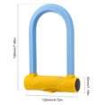 thumbnail image 4 of Juego de cables de candado para bicicleta en forma de U con llave/Cable de acero/soporte de candado candado para bicicleta de carretera MTB, 4 of 4