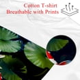 thumbnail image 2 of T-shirts,Women Shirts,Womens Short Sleeve Tops,Mens T Shirts,Japanese Koi Fish Lotus,XL, 2 of 5