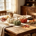 thumbnail image 6 of Cififendec Thanksgiving Knitted Pumpkin Set of 3, 3.94", Hand Woven Fabric Pumpkin Decor for Fireplace Mantel Tabletop Indoor Home Decor, 6 of 6