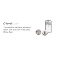 thumbnail image 2 of Level Lock+ Connect Wi-Fi Smart Lock Deadbolt with Apple Home Key, Satin Nickel, 2 of 5