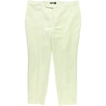 thumbnail image 1 of Ralph Lauren Pantalones casuales de sarga para mujer, color blanco roto, 16 cortos, 1 of 2
