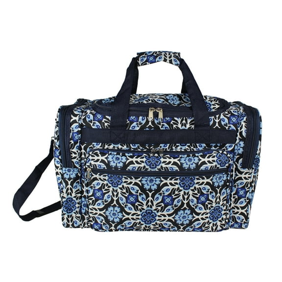 World Traveler 16-inch Carry-On Duffel Bag - Winter Flower