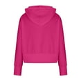 thumbnail image 4 of SHE IS Oversized Sweatshirt for Women Cropped Hoodies for Women Zip up Loose Pullover Tops for Women Crew Neck Tops for Women Loose My Orders Placed, 4 of 6