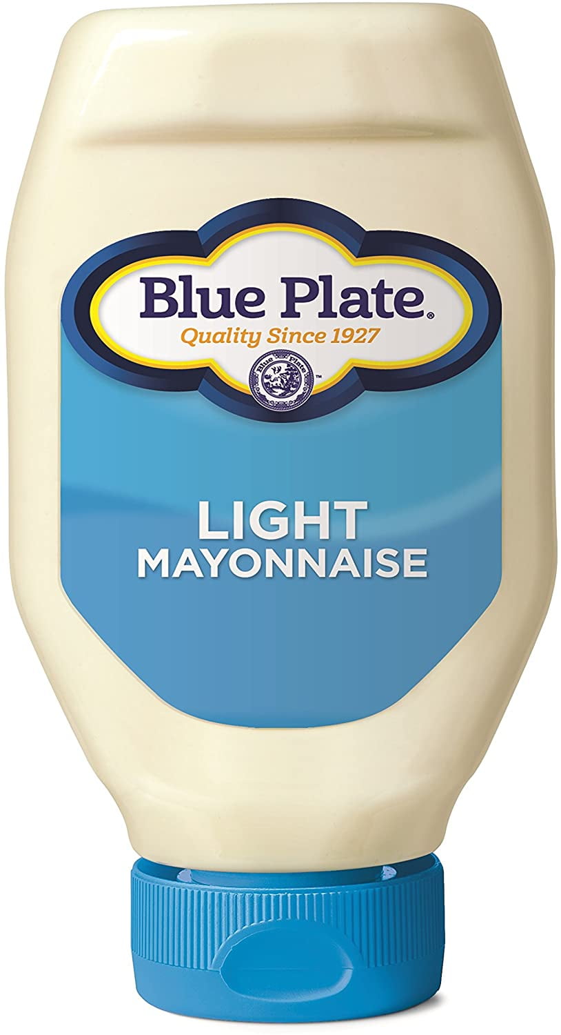 Blue Plate Light Mayonnaise, 18 Ounce Squeeze Bottle (Pack of 6