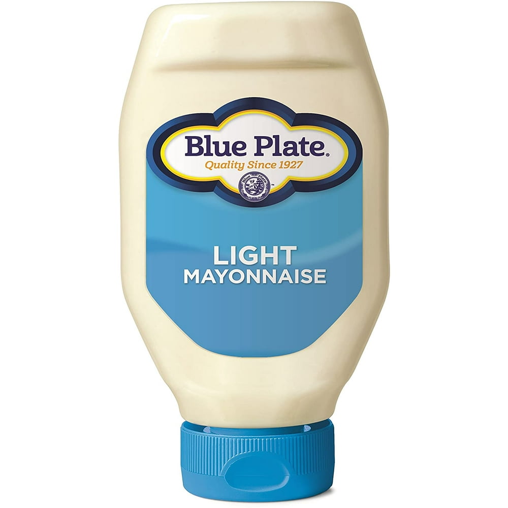 Blue Plate Light Mayonnaise, 18 Ounce Squeeze Bottle (Pack of 6