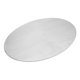 thumbnail image 2 of Motorcycle Oval Number Plate Aluminum 2.5mm Thickness Brushed Finish Rustproof Universal Number Plate Silver, 2 of 5