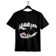 thumbnail image 1 of Manfinity EMRG men's oversized slogan and angel print drooping shoulder T-upgraded version, 1 of 6