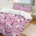 thumbnail image 3 of Sparkling Hello Kitty Comforter Twin Size,Comforter Set for Kids Girls,3Pcs Bedding Set Printed Comforter with 2 Pillowcases,Down Alternative,Soft and Lightweight Bed Sheets, 3 of 5