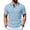 Light Blue,#030, variant on Mens Waffle Polo Shirts Short Sleeve Casual Knit Polo Shirt Vintage Golf T Shirts Old Money Tops,3XL