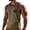 Army Green, variant on Men’s Athletic Tank Top with Contrast Trim and Patterned Chest Pocket Lightweight Sleeveless Shirt for Training Running Gym Army Green L
