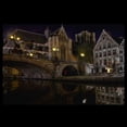 thumbnail image 4 of Northlight LED Lighted St. Michael's Bridge and Church Canvas Wall Art 15.75" x 23.5", 4 of 7